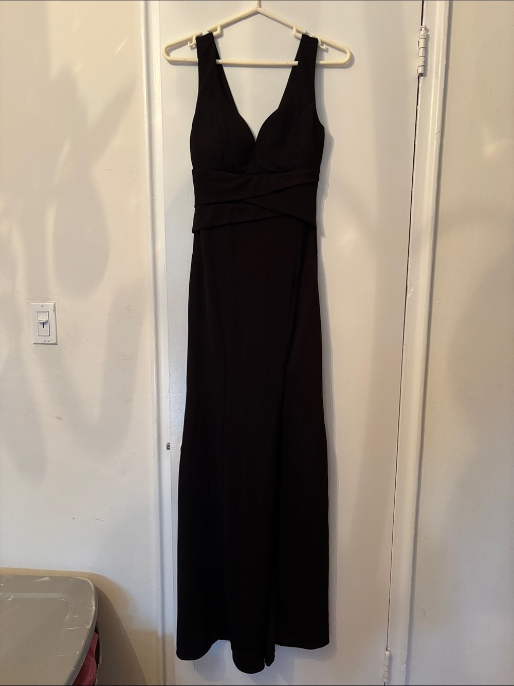 Emerald Sundae Gown Black Sleeveless  Maxi Dress from Macys size M